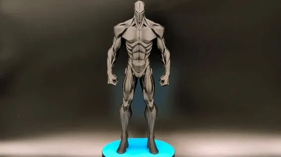 Null Sentinel - Male Anatomy Sculpture