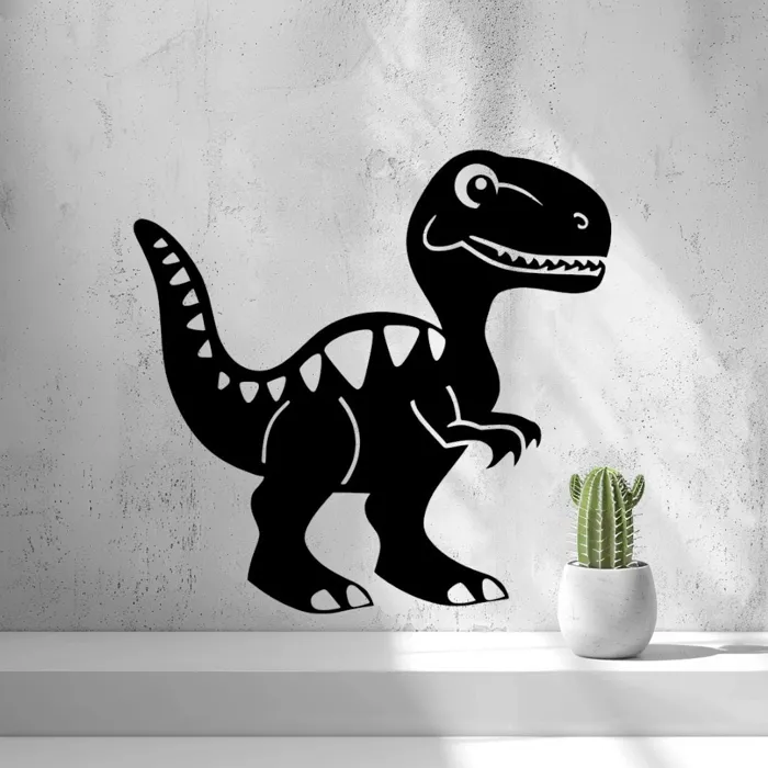 2D Cute Trex Wall Art