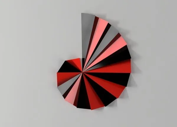 Spiral Of Theodorus Wall Design