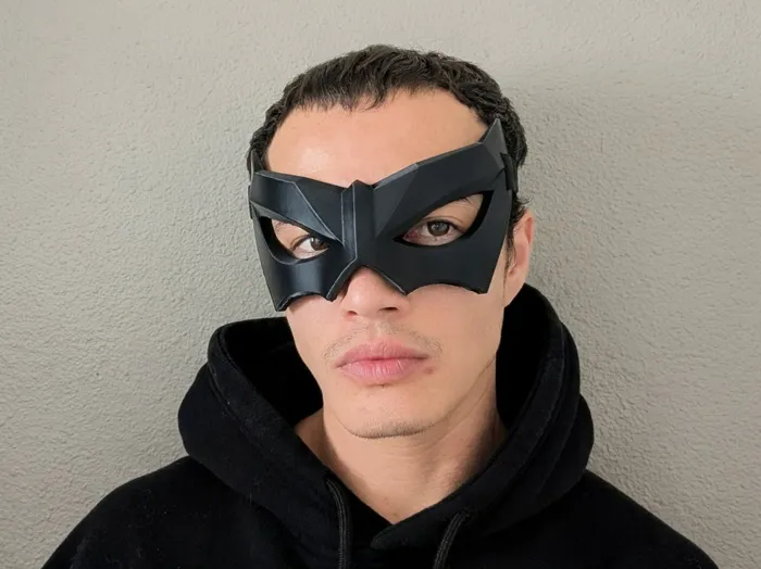 Shadow Sentinel Mask | Wearable Angular Hero Mask