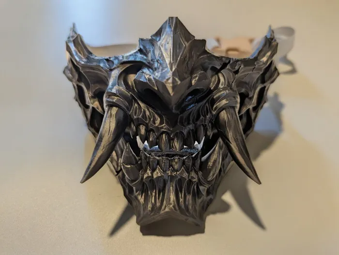 Ancient Oni Mask | Wearable Japanese Demon Mask