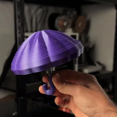 Fidget Umbrella – Print-in-Place Kinetic Desk Toy
