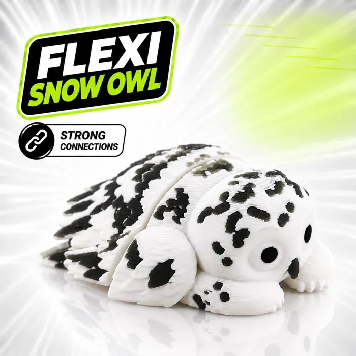 Flexi Snow Owl Toy