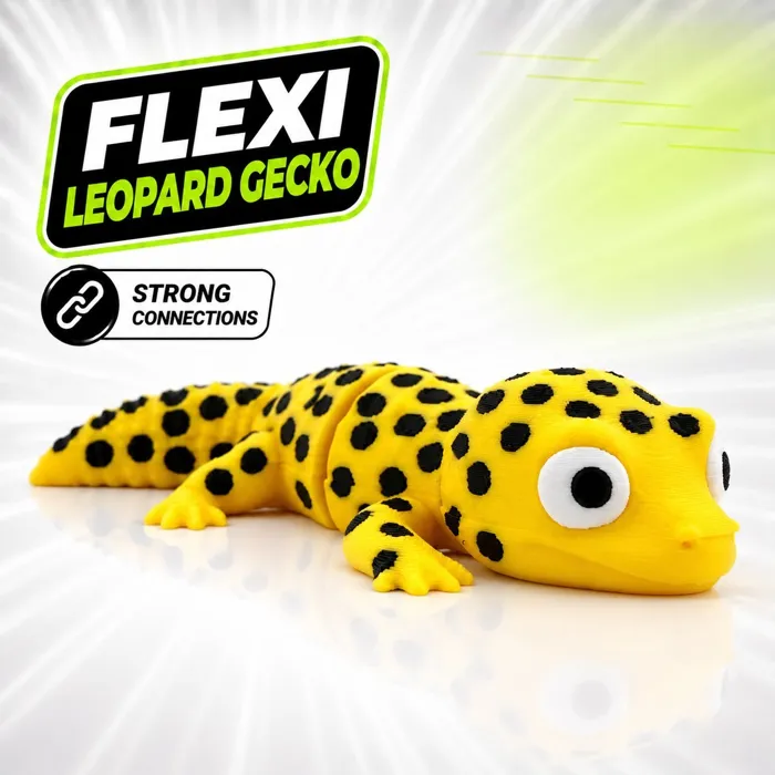 Flexi Leopard Gecko Toy