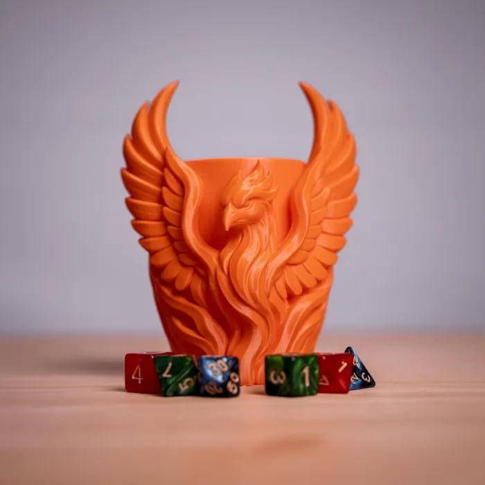 2 in 1 Phoenix Pen stand and Dice Shuffler
