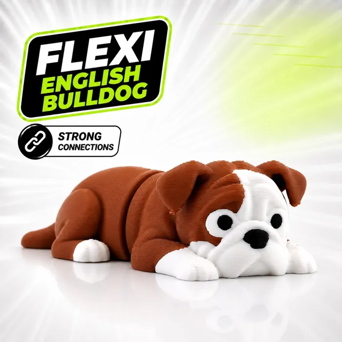 Flexi English Bulldog Toy
