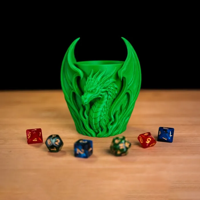 2 in 1 Dragon Pen stand and Dice Shuffler