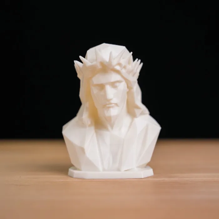 Geometric Bust Of Jesus