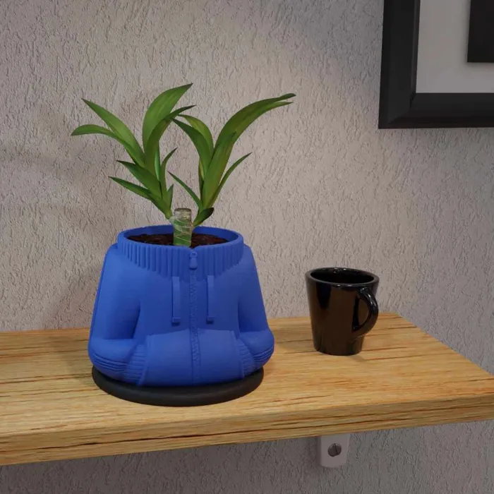 Sports Sweater Planter Pot