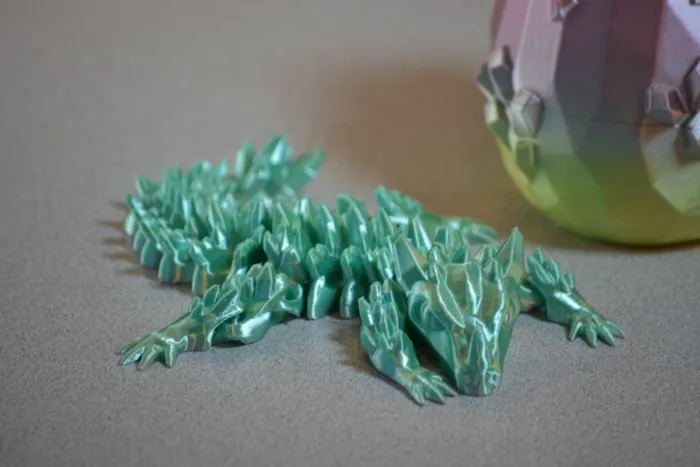 Baby Crystal Dragon - Articulated Flexi Dragon