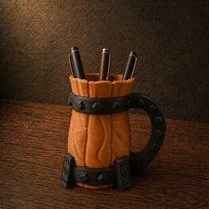 Dungeon Tankard Pen Holder And Dice Shaker