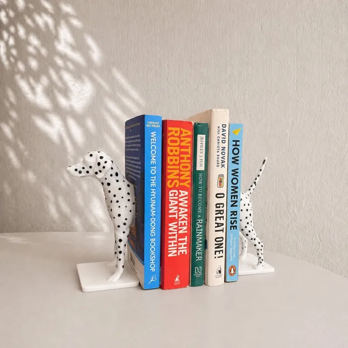 Dalmation Book Ends