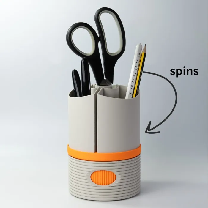 Spindle - Rotary Desk Organizer