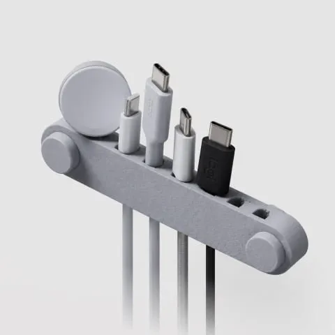 Orbit 8 | Under-Desk Minimalist Cable Management Organizer (8-Slot)