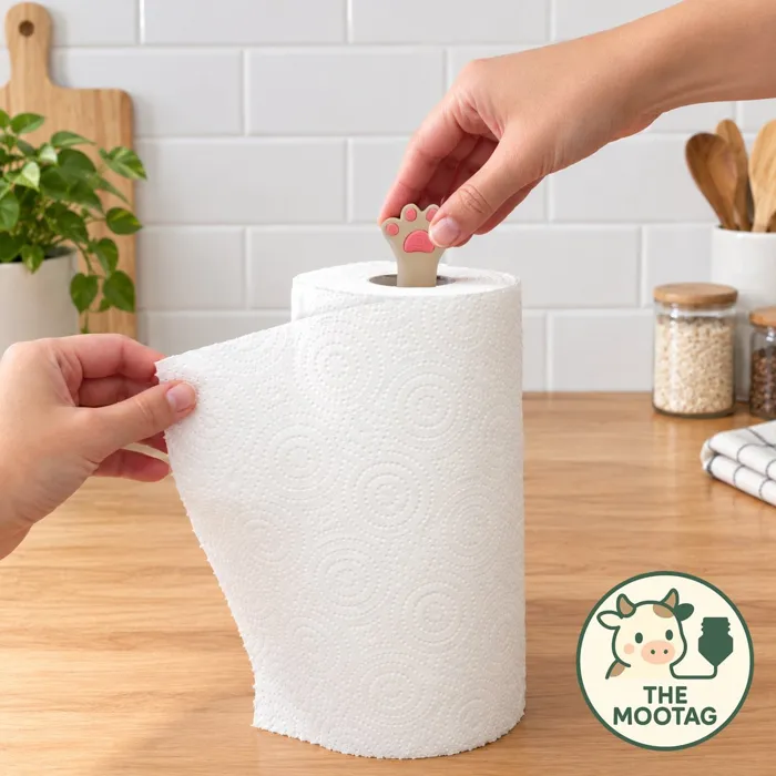 Cat Paper Towel Stand
