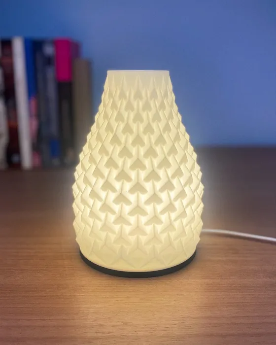 Pinn Table Lamp - Dragon Egg Lampshade