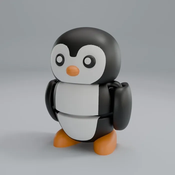 Penguin - Articulated Figure Keychain