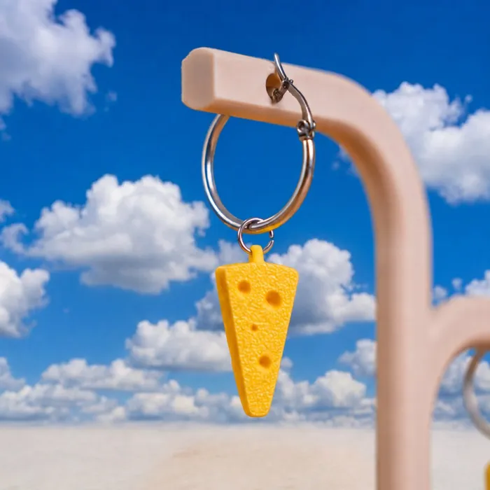Cheese Slice Earring