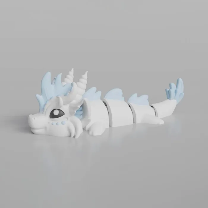 Wind Dragon - Articulated Keychain Figure