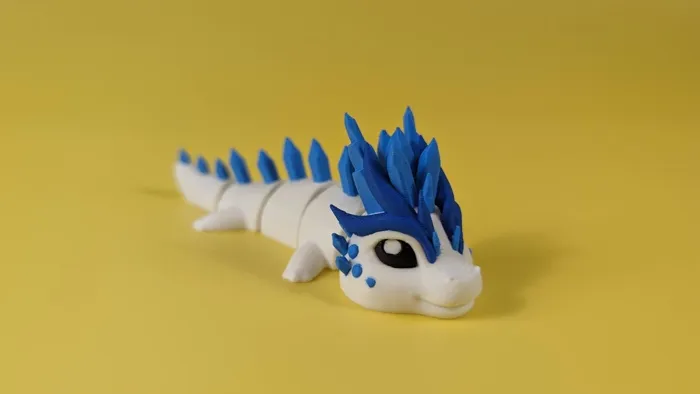 Ice Dragon - Articulated Figure Keychain