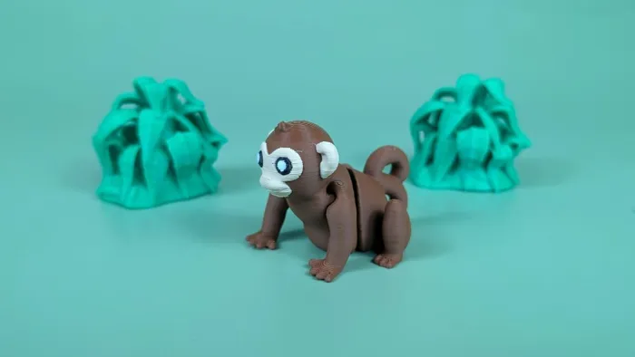 Monkey - Articulated Keychain Figure