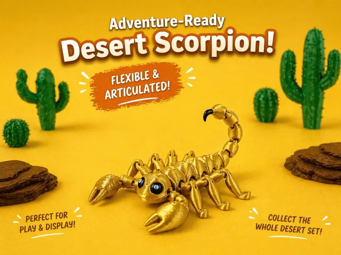 Desert Scorpion - Articulated Flexi