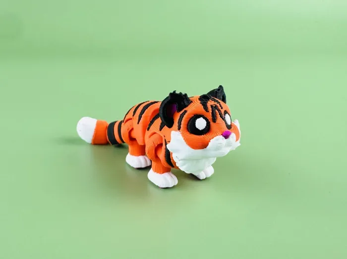 Siberian Tiger - Articulated Flexi Keychain