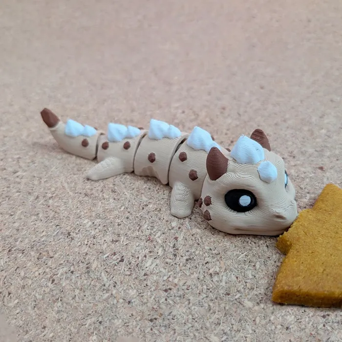 Cookie Dragon - Artiulated Keychain Figure