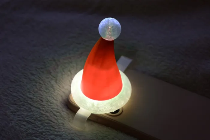 Iap Santas Hat Phone Led Clip