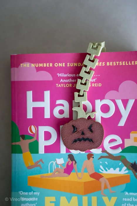 Flexible Pumpkin Bookmark — Halloween 2-Pack (Big + Small)