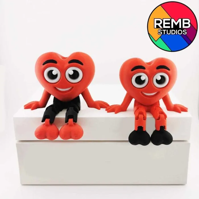 Flexi Heart With Hanging Legs – Perfect For Valentine’s Day!