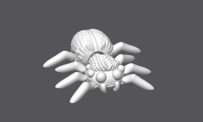 Spider Artclt Keychain