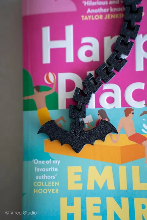 Flexible Halloween Bat Bookmark – 2 Pack (Short + Long)
