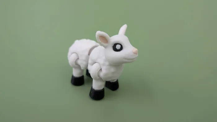 Easter Lamb - Articulated Easter Figure