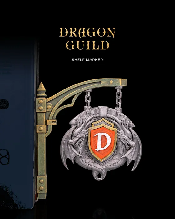 Dragon Guild - Shelf Marker