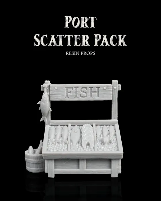 Port Scatter Pack - Resin Props