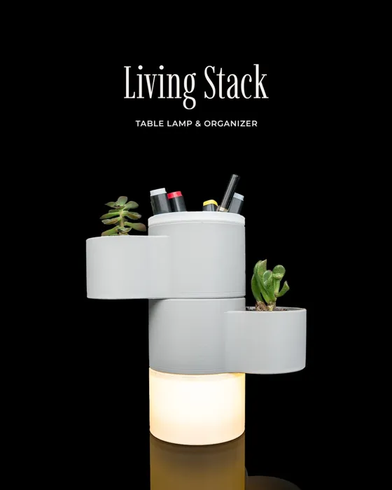 Living Stack - Table Lamp & Organizer