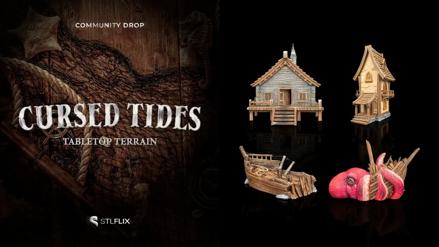 Cursed Tides - Tabletop Terrain collection cover