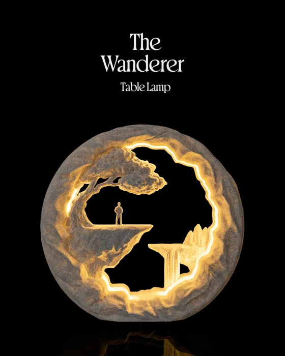 The Wanderer - Table Lamp