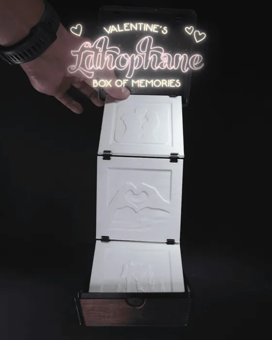 Valentine's Lithophane Box of Memories