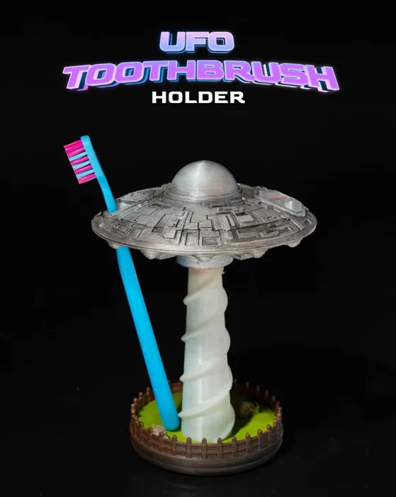 UFO Toothbrush Holder