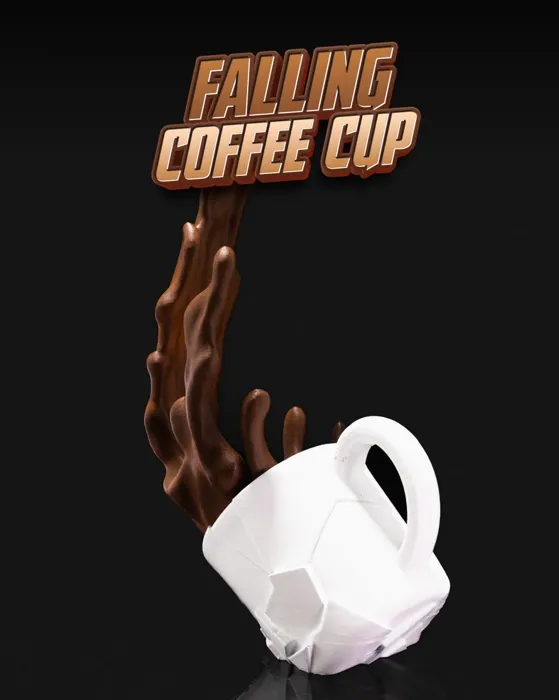 Falling Coffee Cup