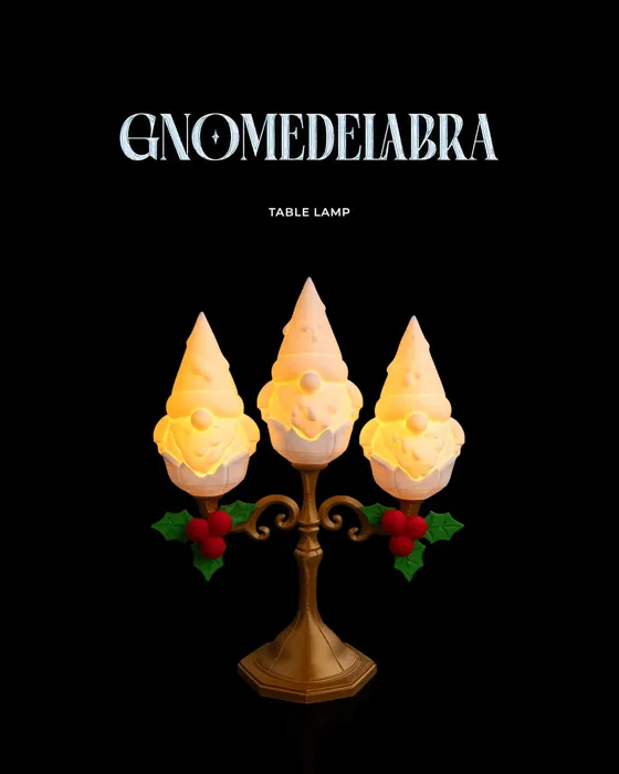 Gnomedelabra - Table Lamp