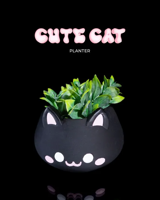 Cute Cat Planter