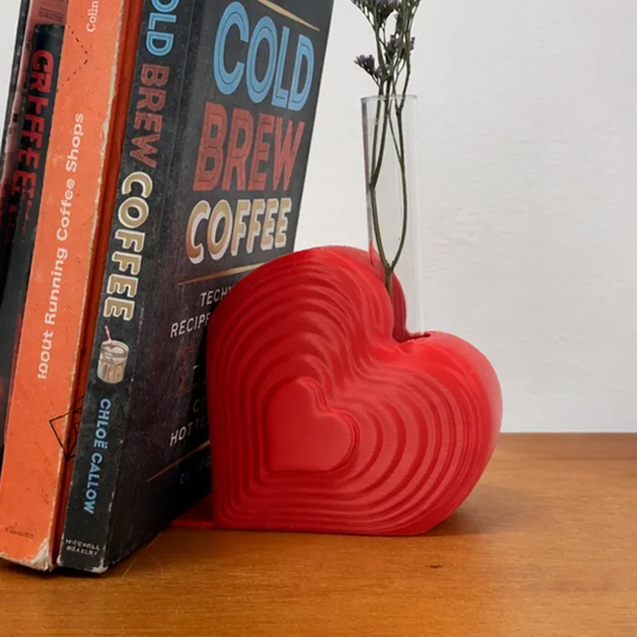 Heart Book Holder & Vase