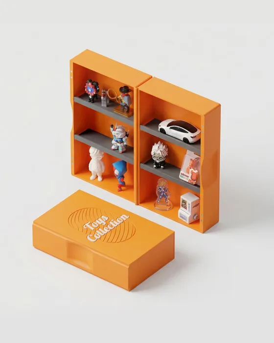 Toys Collection – Foldable Multi-shelf Toy Box