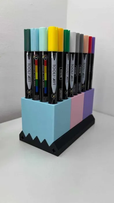 Modular & Customizable Desk Markers/pens Organizer