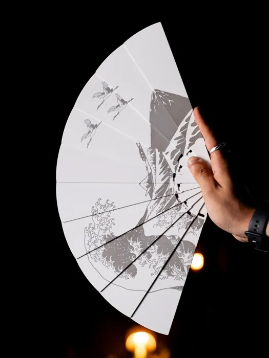Customizable hand fan