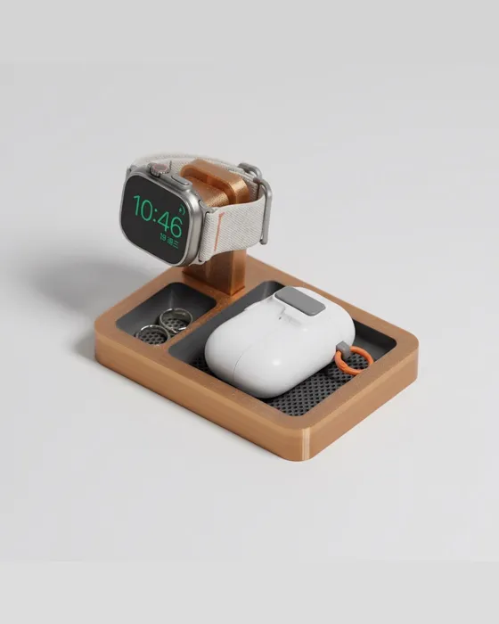 Translucent Shell Apple Watch Charging Dock